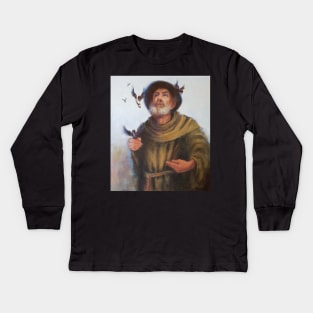 Saint Francis of Assisi Kids Long Sleeve T-Shirt